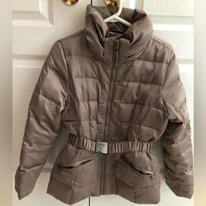 GUESS size M puffer coat, mauve colour